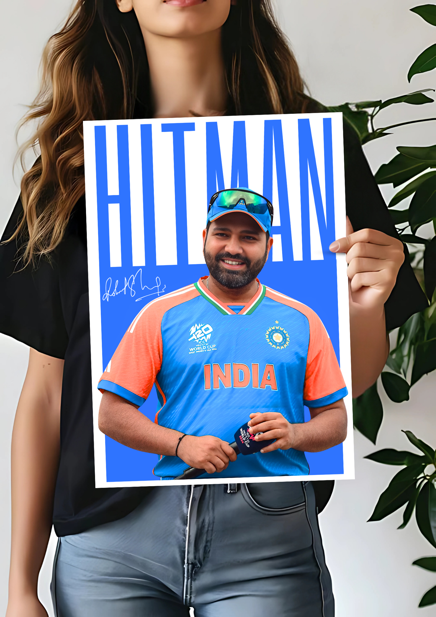 Hitman Sharma | #Rohit | Cricket Poster