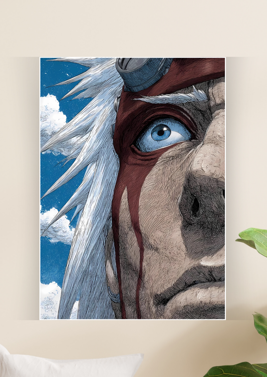 Jiraiya x Naruto Poster | Anime Poster
