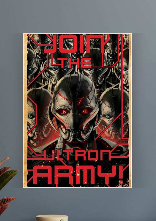 Join The Ultron Army Poster | Marvel Posters