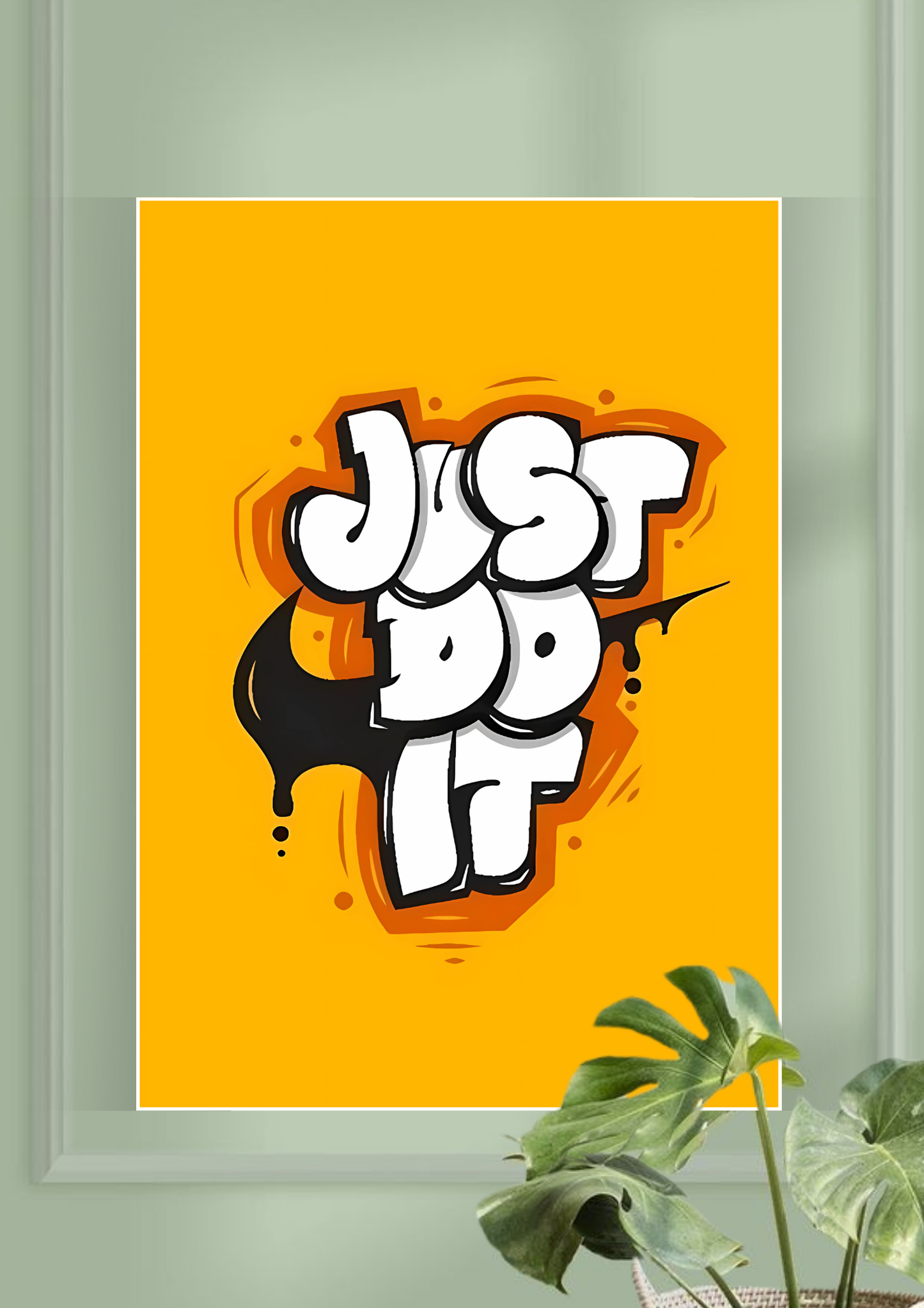 Just Do It Slogan Poster