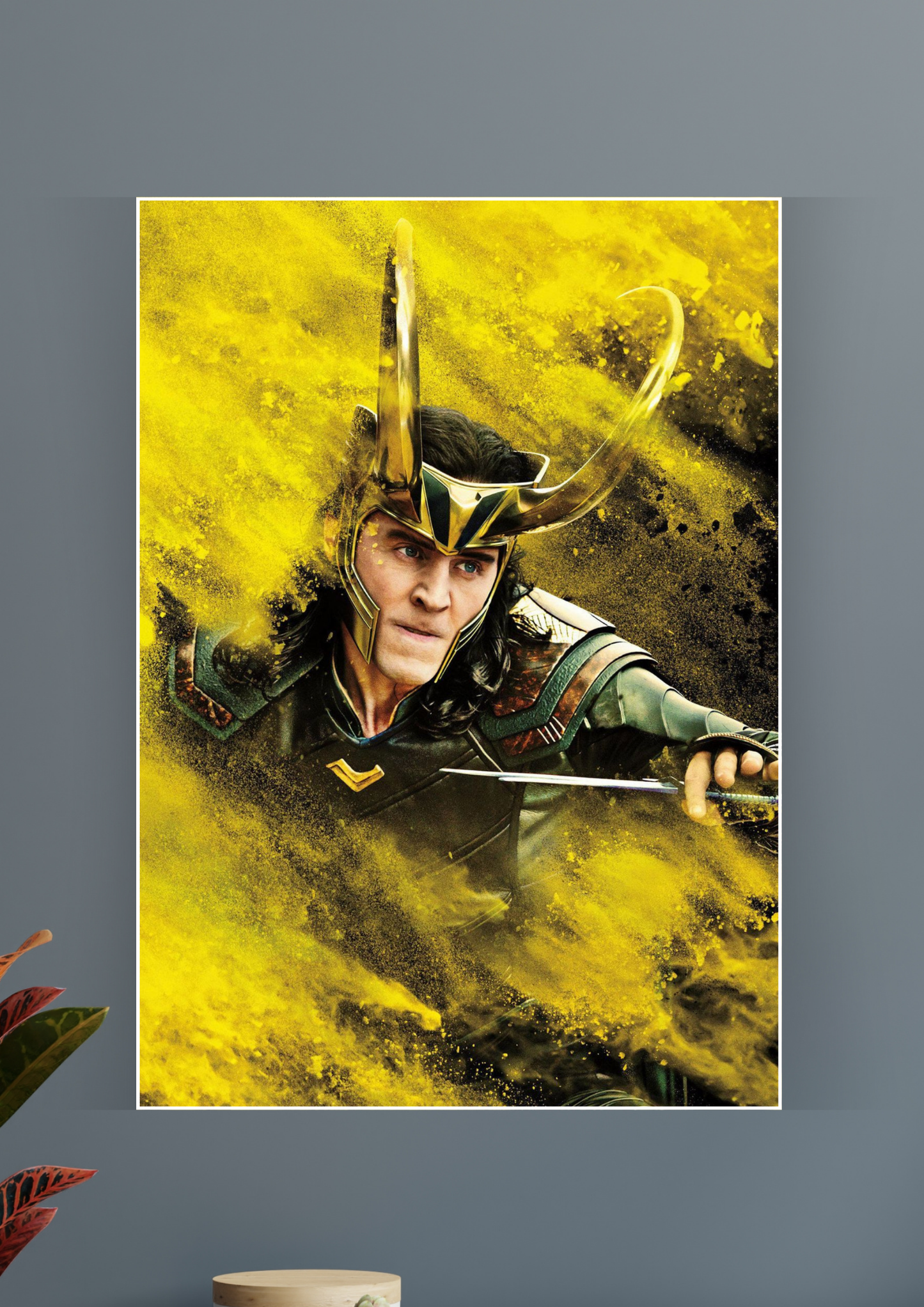 Loki x Yellow Smoke Poster | Marvel Posters