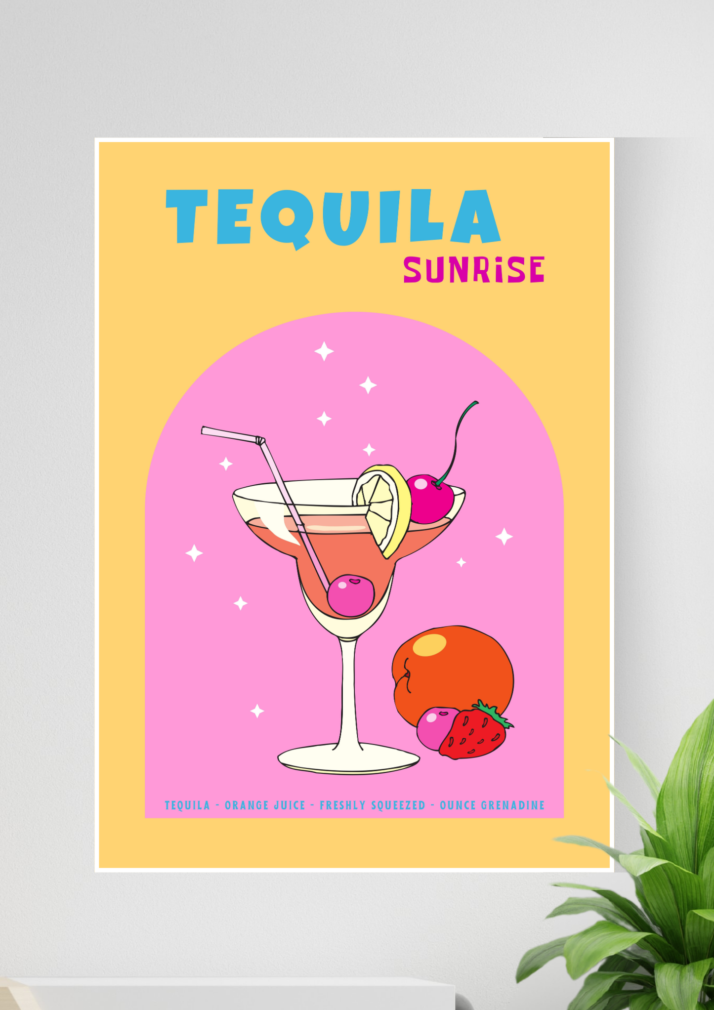 Minimalist Kitchen Wall Art Poster | Art #104 | Kitchen Posters