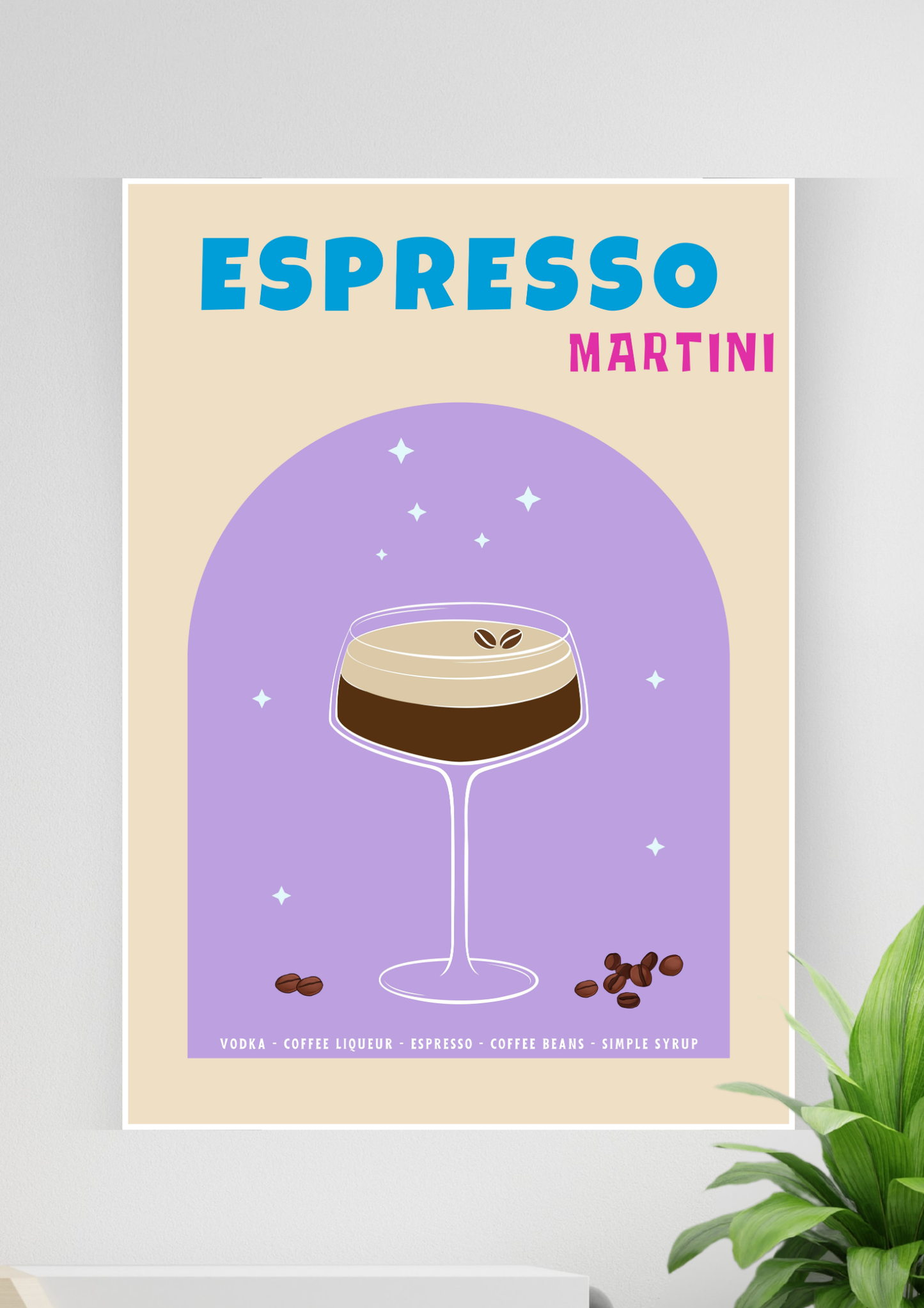 Minimalist Kitchen Wall Art Poster | Art #106 | Kitchen Posters