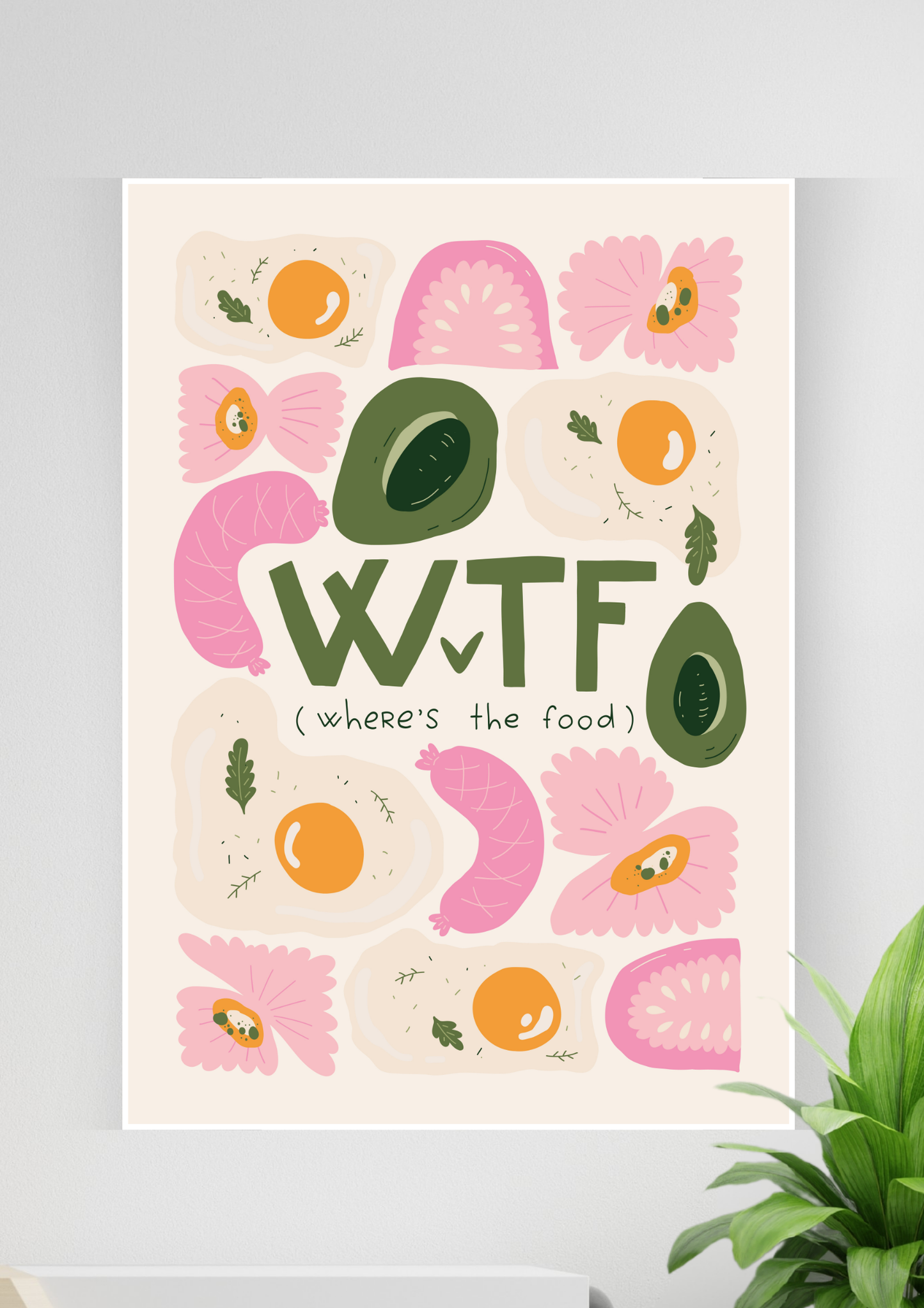 Minimalist Kitchen Wall Art Poster | Art #76 | Kitchen Posters