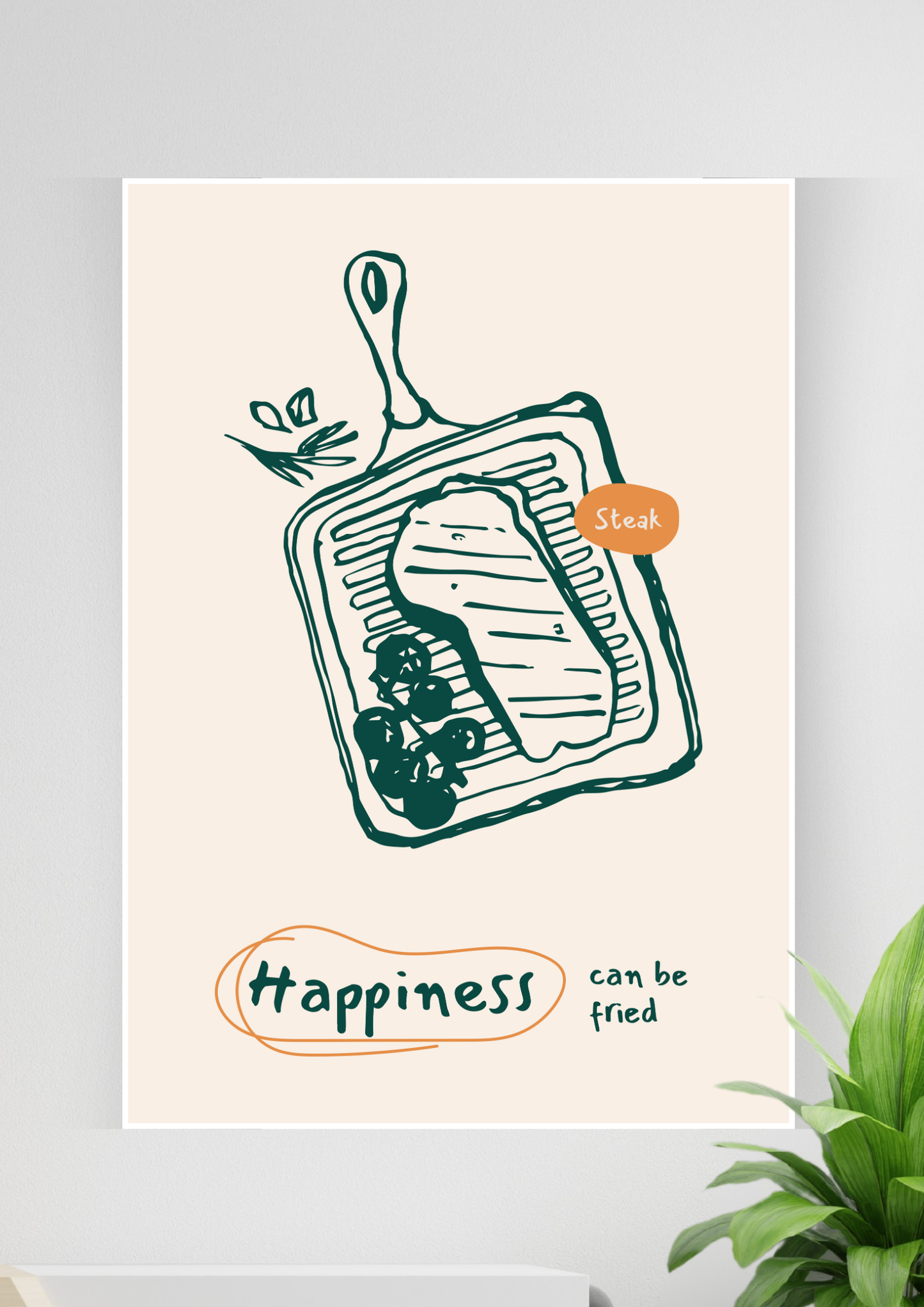 Minimalist Kitchen Wall Art Poster | Art #78 | Kitchen Posters