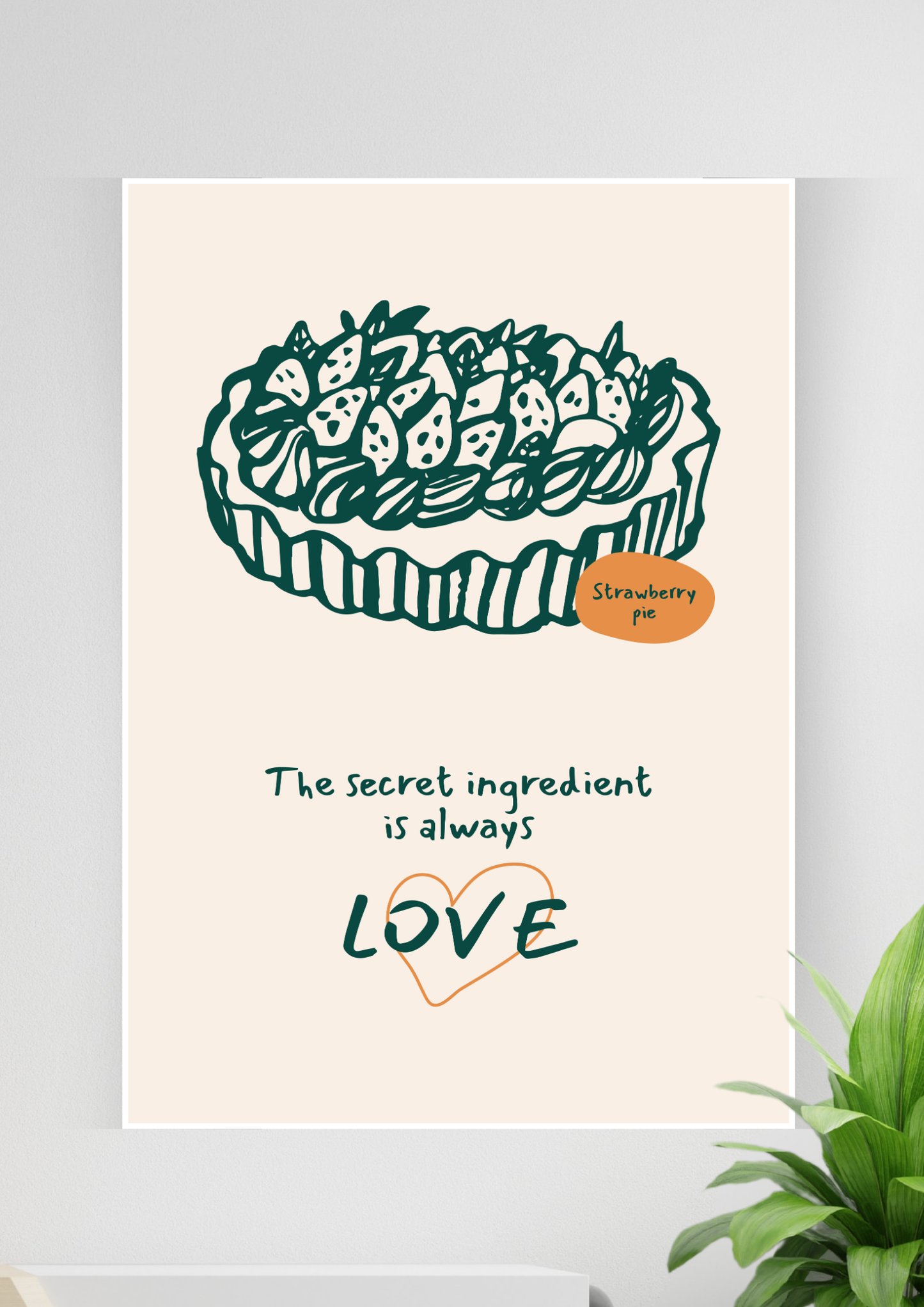 Minimalist Kitchen Wall Art Poster | Art #82 | Kitchen Posters