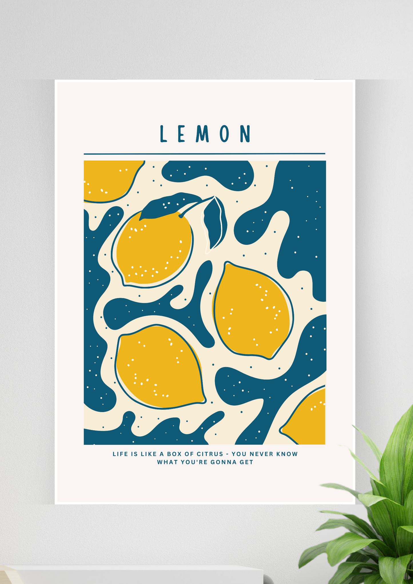 Minimalist Kitchen Wall Art Poster | Art #87 | Kitchen Posters