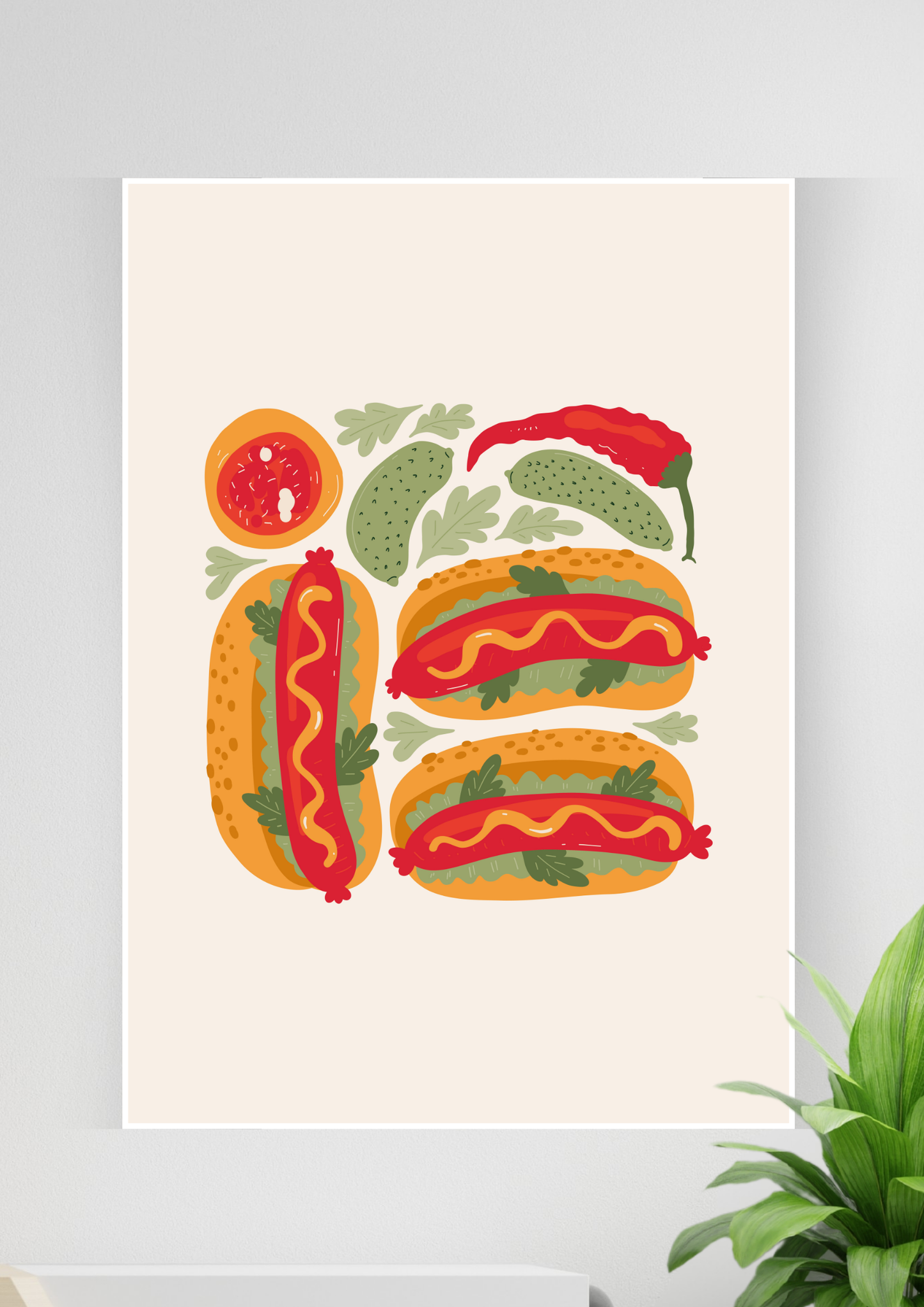 Minimalist Kitchen Wall Art Poster | Art #89 | Kitchen Posters