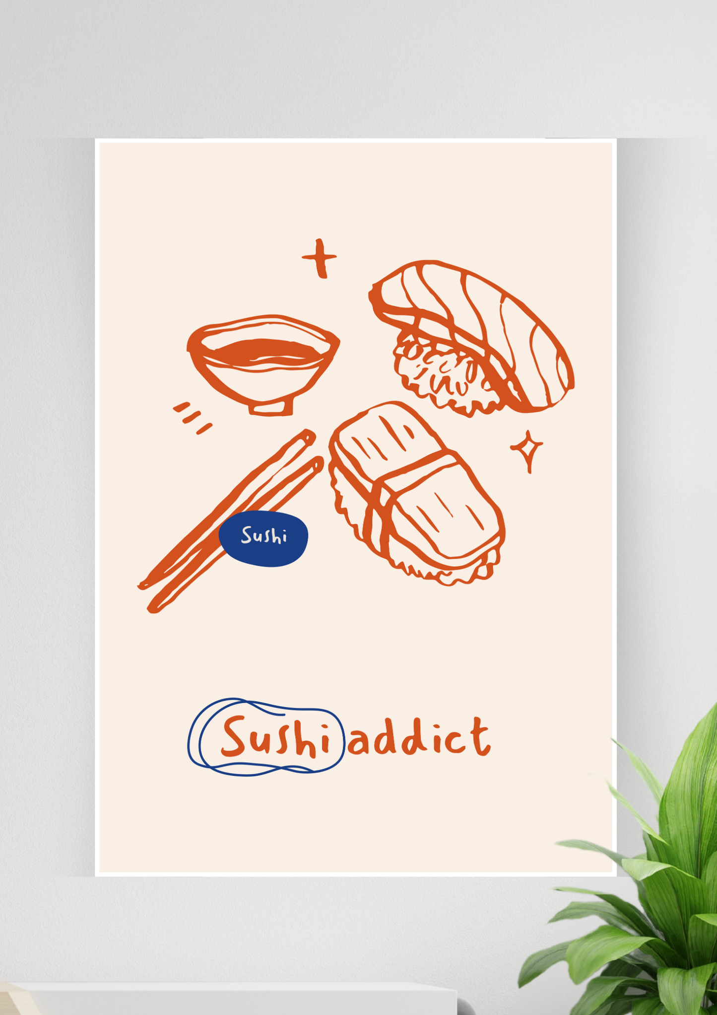 Minimalist Kitchen Wall Art Poster | Art #95 | Kitchen Posters