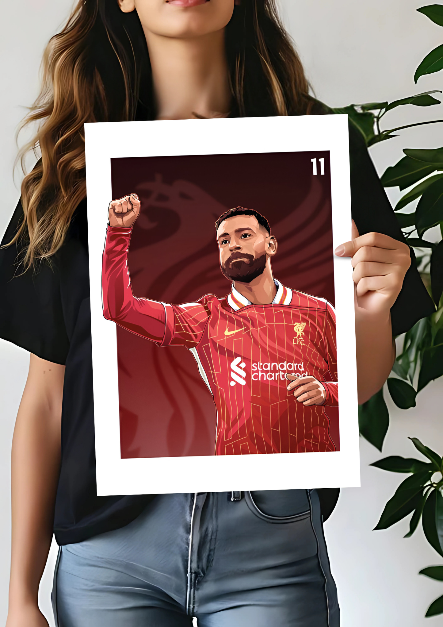Mohamed Salah #02 Art Poster | Football Poster