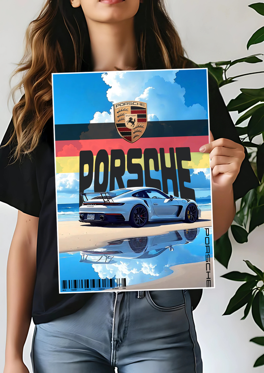 Porsche x Artwork Poster | Car Posters