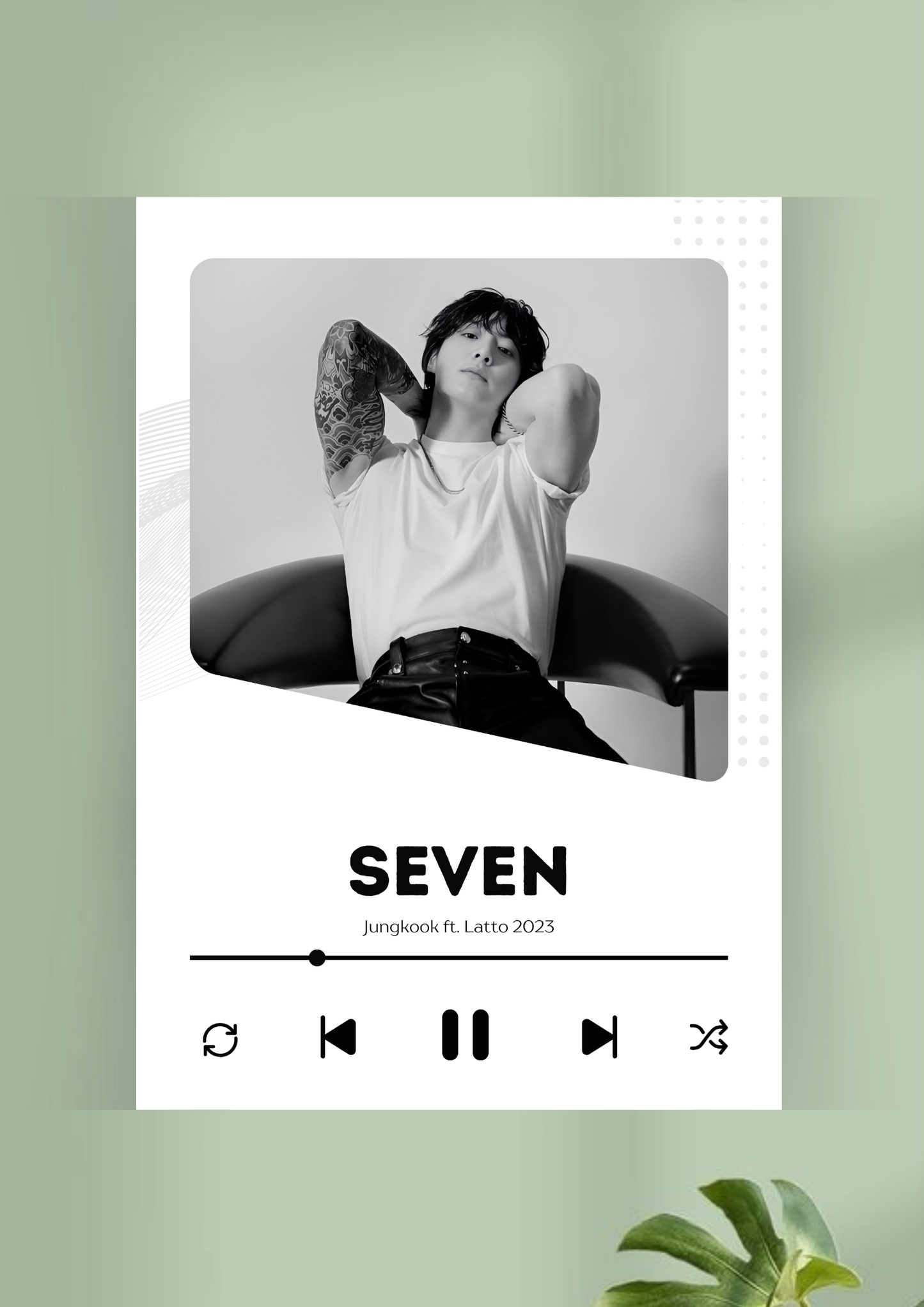 Seven x Jungkook Song Poster | Music Poster