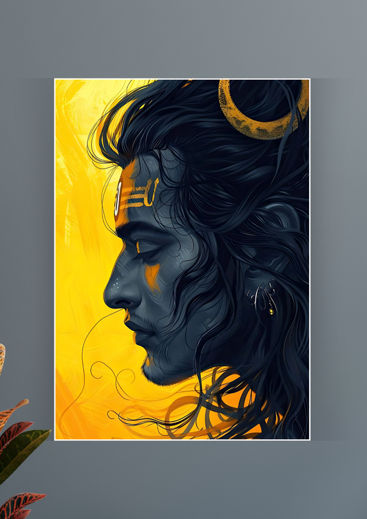 Shiva Poster | Mythology Poster | hindu religious poster | Mahadev Poster