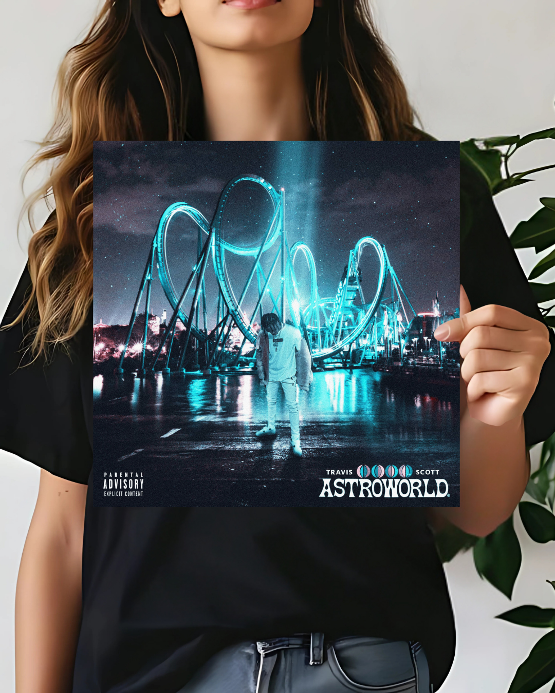 Travis Scott Astroworld Music Album Cover Poster #01 | Square Poster