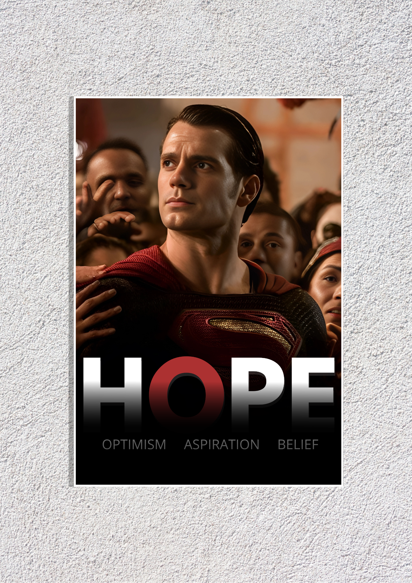 HOPE Superman Poster | DC Universe Posters GenZCustom