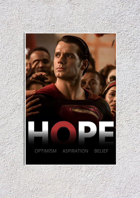 HOPE Superman Poster | DC Universe Posters GenZCustom