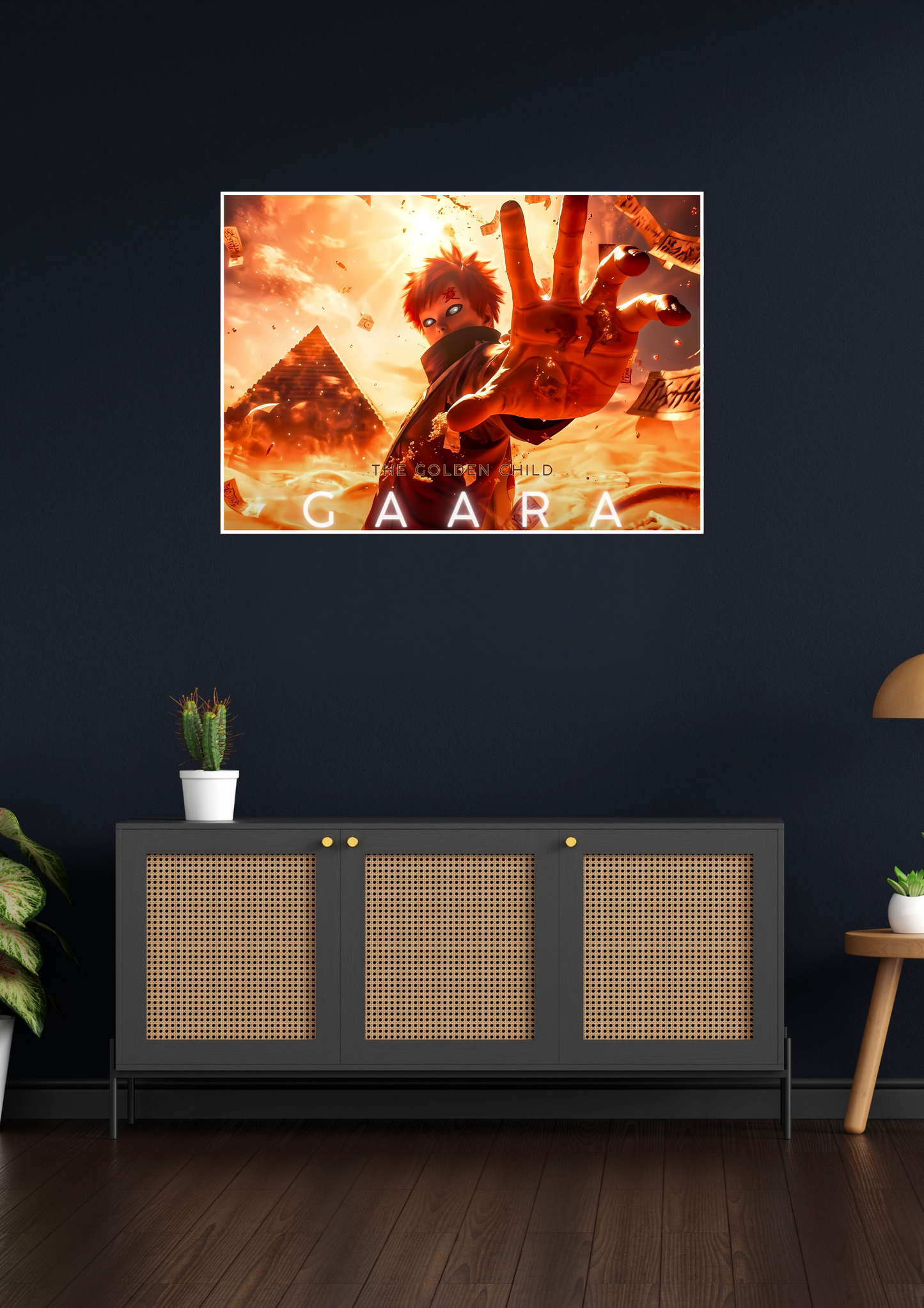 The Golden Child Gaara Poster | Anime Posters GenZCustom