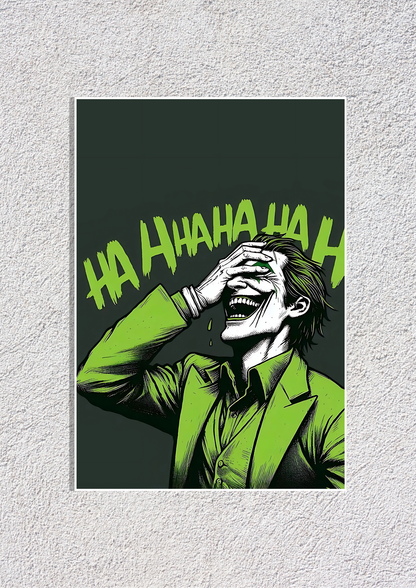 Joker Laughing Poster | DC Universe Posters GenZCustom