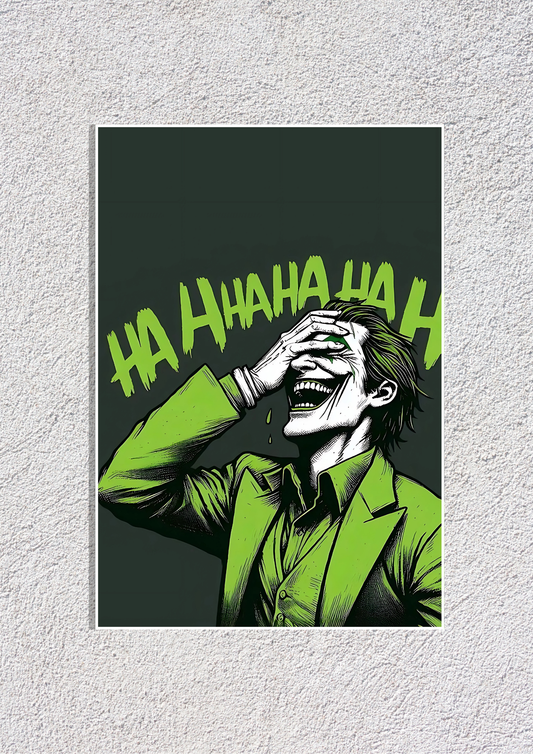 Joker Laughing Poster | DC Universe Posters GenZCustom
