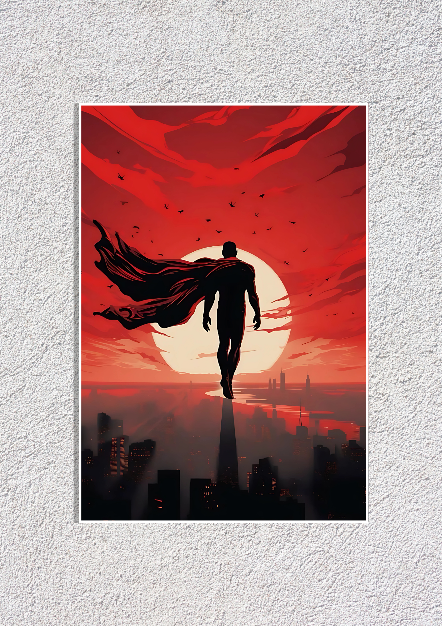 Superman Rise Poster | DC Universe Posters GenZCustom