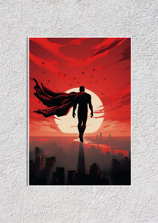 Superman Rise Poster | DC Universe Posters GenZCustom