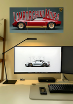 Lamborghini Miura #2 Split Poster | Split Design Poster | Pack Of 3