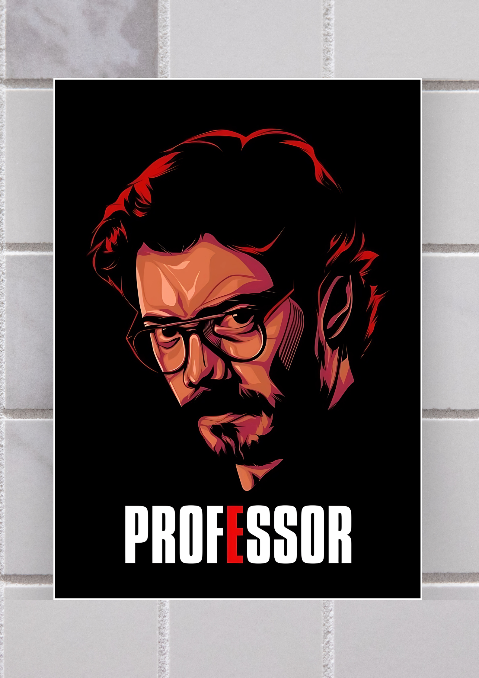 Money Heist Professor Poster | Web Series Posters GenZCustom