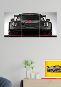 Porsche 911 GT3 R 991 #4 Poster | Split Design Poster | Pack Of 3 GenZCustom