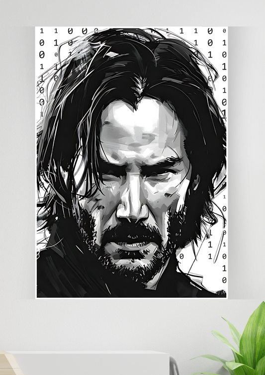 John Wick x Matrix | Movie Poster GenZCustom