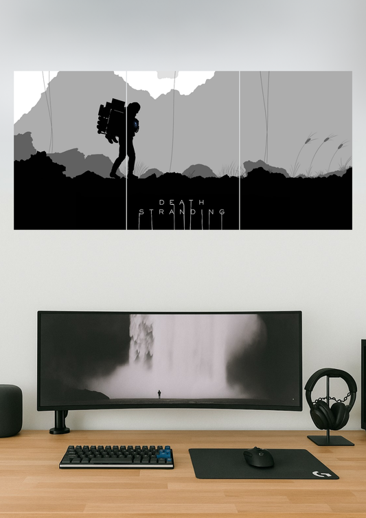 Death Stranding 2: On the Beach #03  | Gaming Set | Split Design Poster