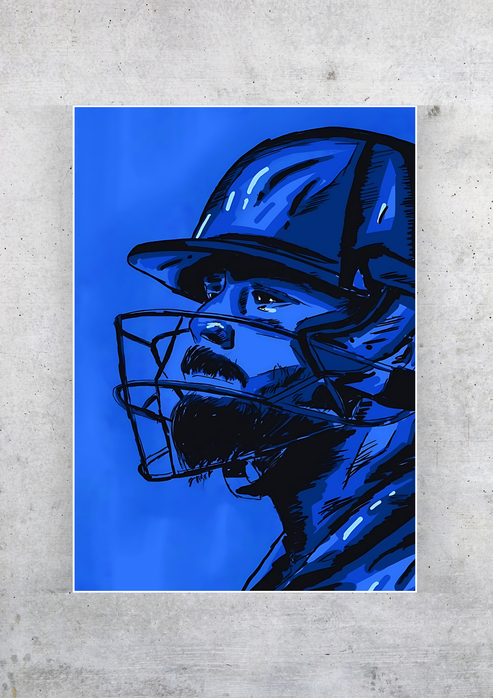 Virat Kohli Artwork Poster | Cricket Posters