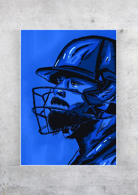 Virat Kohli Artwork Poster | Cricket Posters