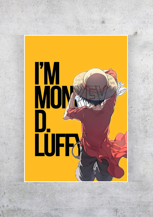 Monkey D Luffy Poster | Anime Posters GenZCustom