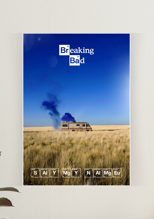 Say My Name x Breaking Bad Poster | Web Series Poster 