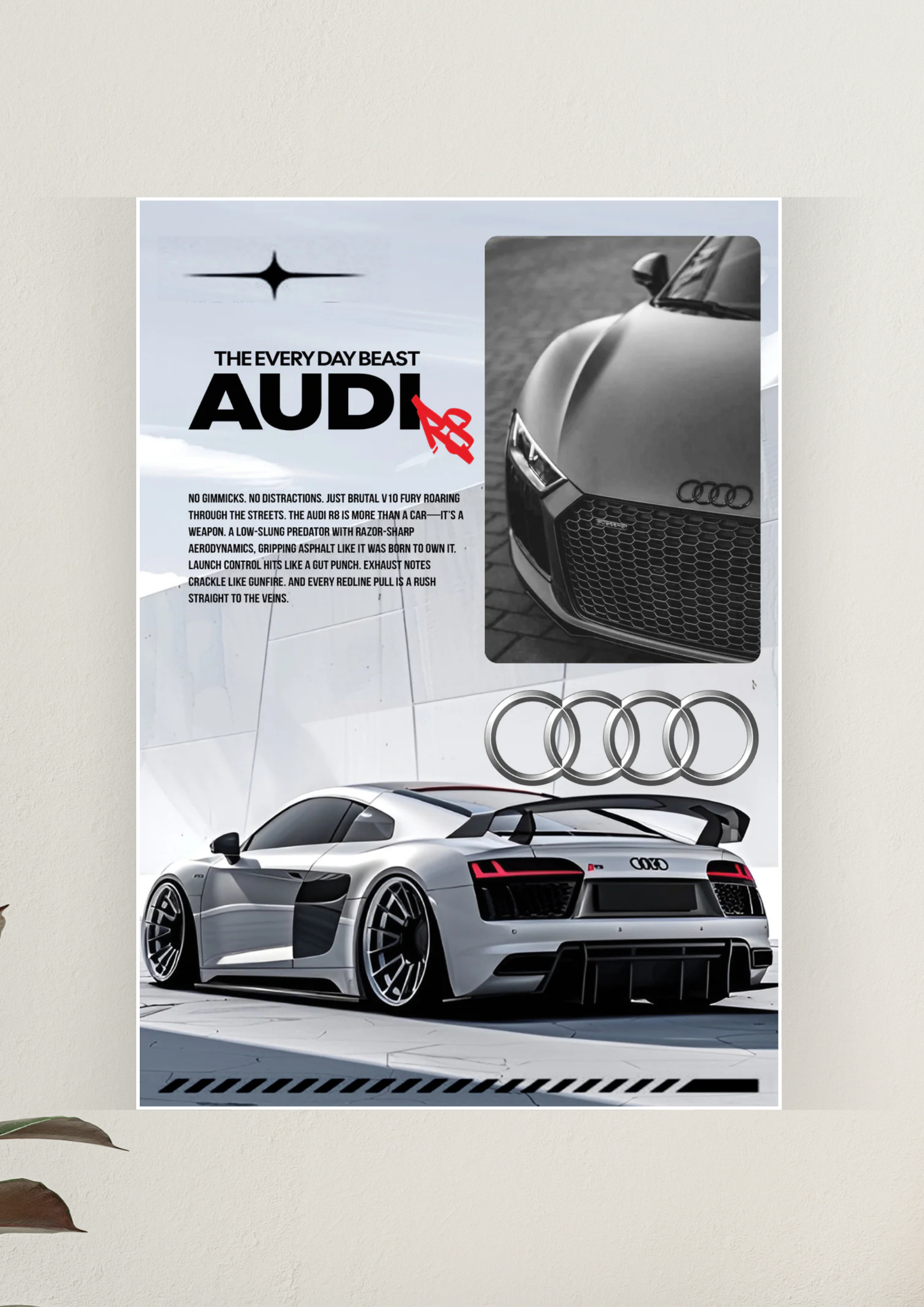 The Everyday Beast x Audi Poster | Car Posters 