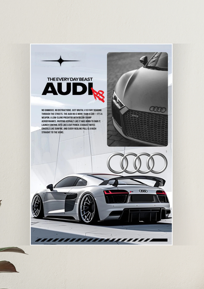 The Everyday Beast x Audi Poster | Car Posters 