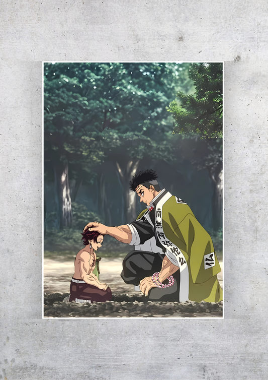 Gyomei Himejima x Demon Slayer Poster | Anime Posters GenZCustom