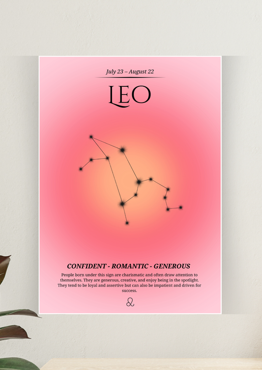 Aesthetic Poster #6 | Leo Aura | Aesthetic Wall Poster