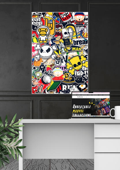 All Cartoon Theme Poster | Cartoon Posters GenZCustom
