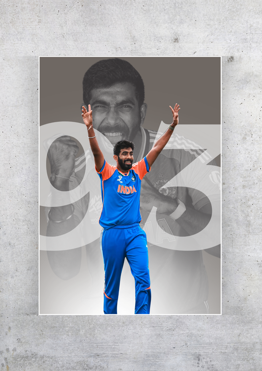 Jasprit Bumrah 93  | Cricket Posters GenZCustom