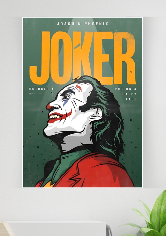 Joker Vintage Poster | DC Universe Poster GenZCustom