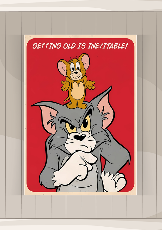 Epic Tom & Jerry Poster | Cartoon Posters GenZCustom