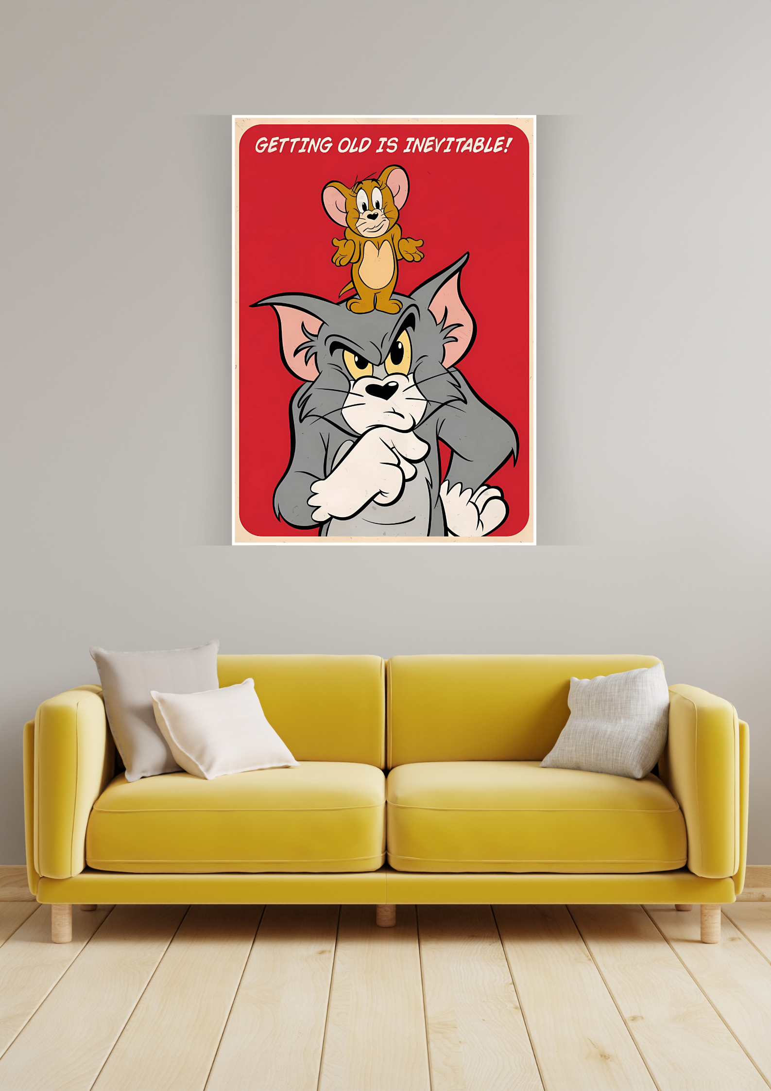 Epic Tom & Jerry Poster | Cartoon Posters GenZCustom