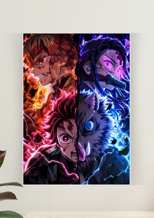 Tanjiro Kamado Anime Poster GenZCustom