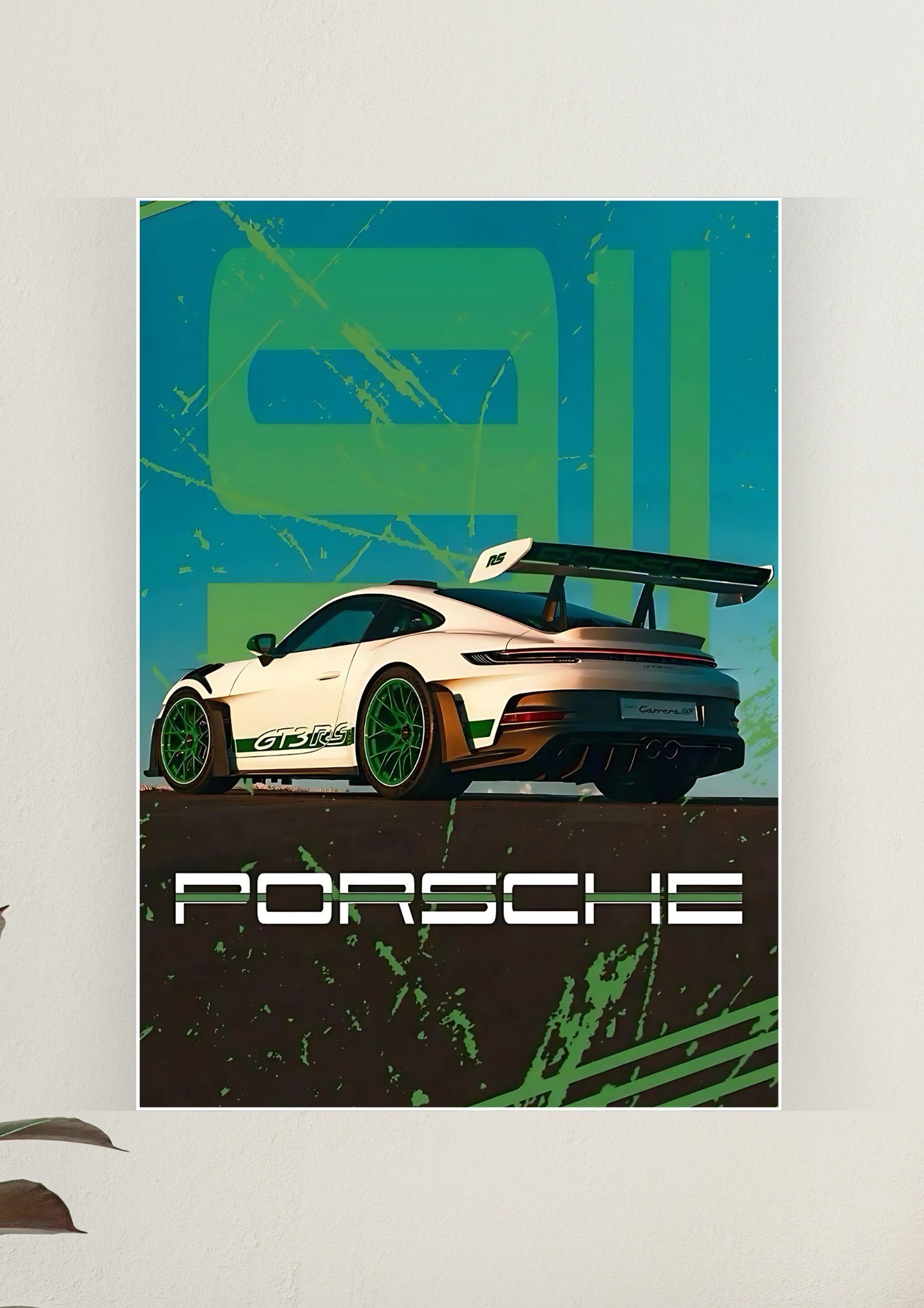 Porsche 911 GT3 RS Poster | Car Posters GenZCustom