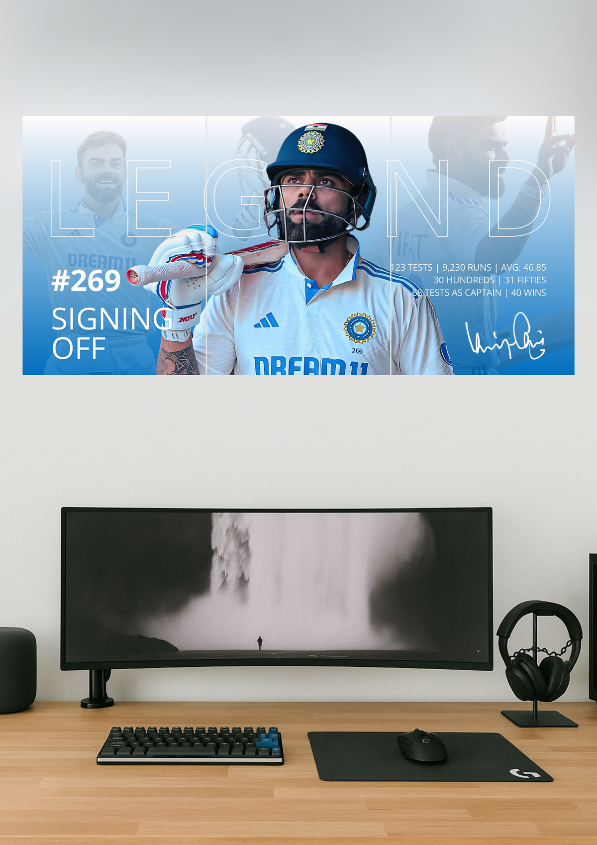 269 Signing Off x Legend | Virat Kohli Test Retirement | Split