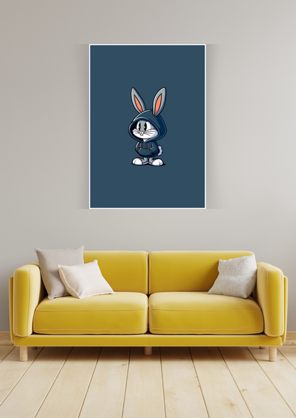 Little Bunny Poster | Cartoon Posters GenZCustom