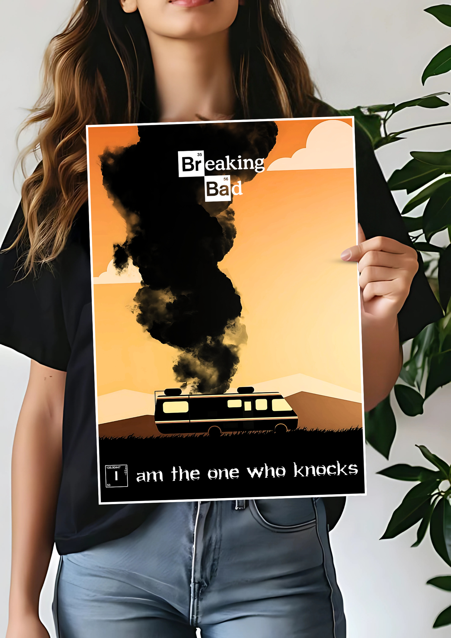 I am The One Who Knocks x Breaking Bad Poster | Web Series Poster