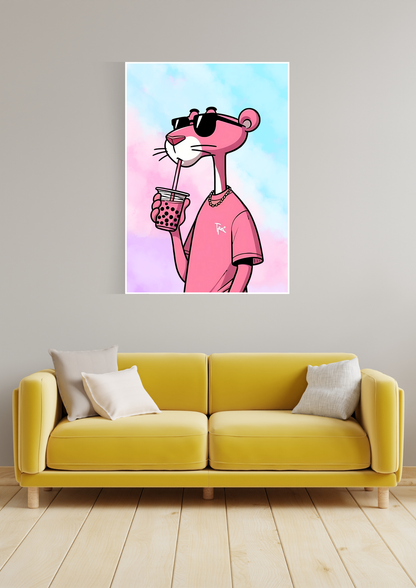 Pink Panther Poster | Cartoon Posters GenZCustom