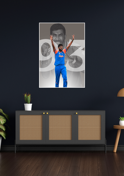 Jasprit Bumrah 93  | Cricket Posters GenZCustom